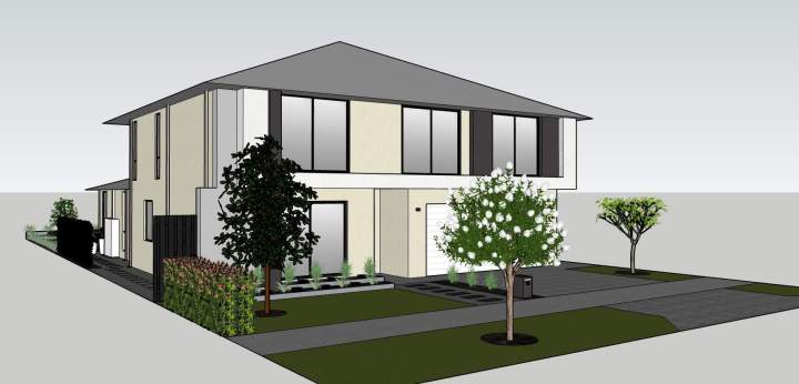 Modern architectural rendering of a house Perth