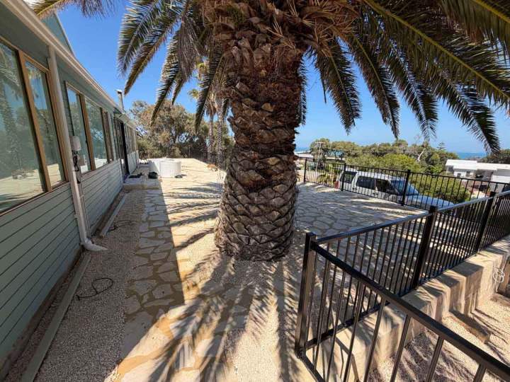 Sunny Outdoor Paved Patio Perth